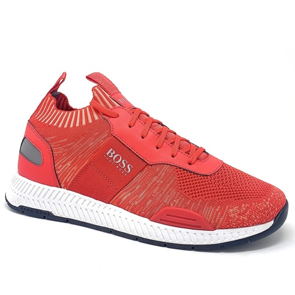 Hugo Boss Shoes | Hugo Boss Running Style Sneakers Red | Color: Red | Size: 13 | Kayjeweler4less's Closet